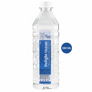 delight ocean water bottle 200 ml 48 pack